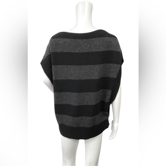 Vince Striped Sweater Vest Cashmere Alpaca Wool Knit Women’s Large - Picture 6 of 9